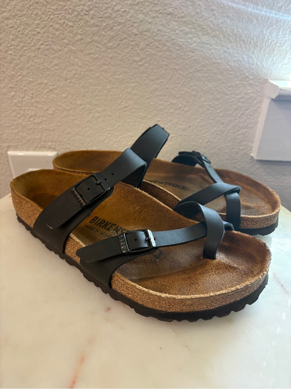 Birkenstock Mayari Sandal Black Three-Strap Women’s Sandals